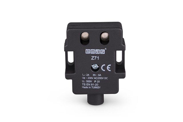 Z Series Socket Single Entry Black Elevator Door Switch